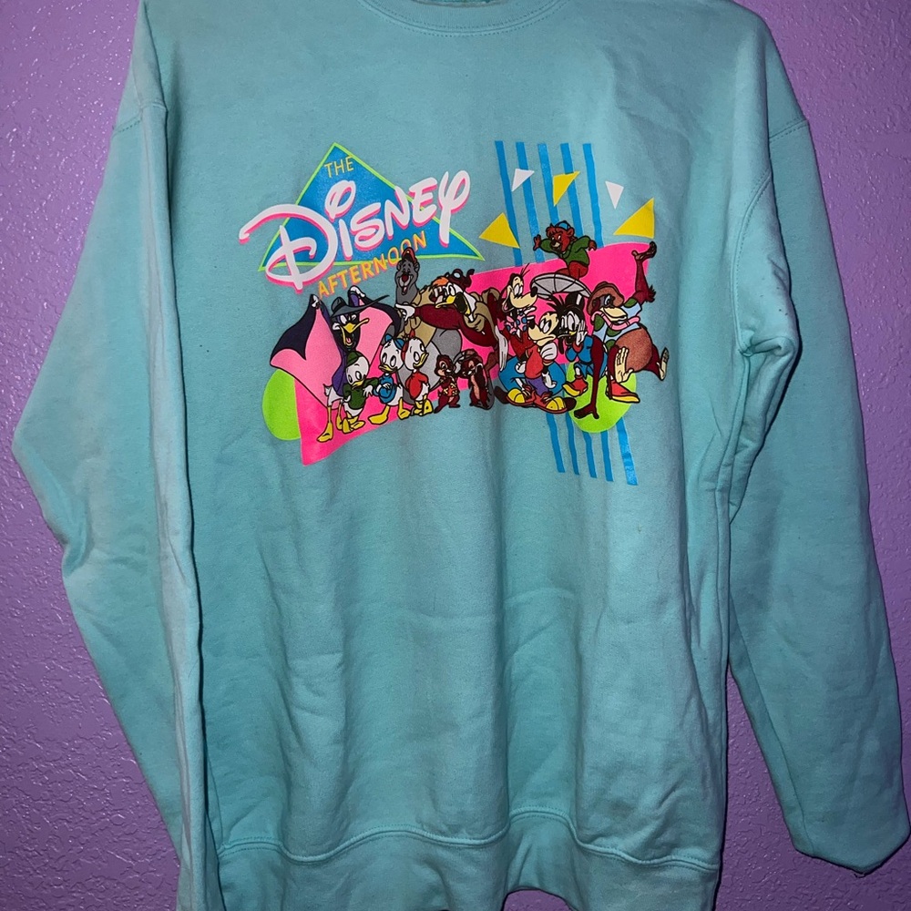Disney Teal Crewneck Top